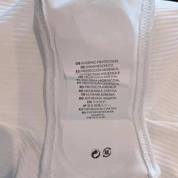 NWT white one-piece bathing suit - Picture 3 of 5